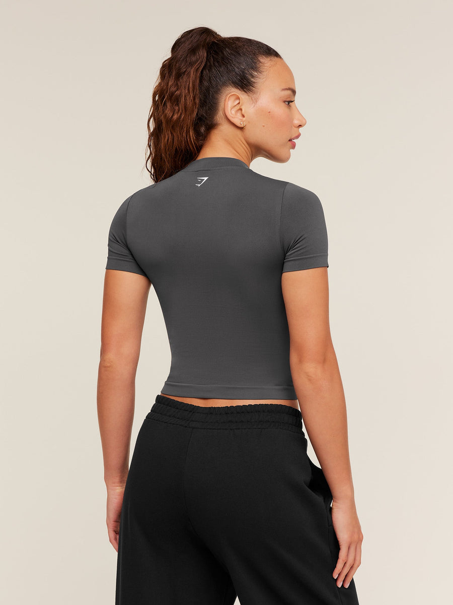 Gymshark Heavy Duty Seamless T-Shirt — Onyx Grey — 2