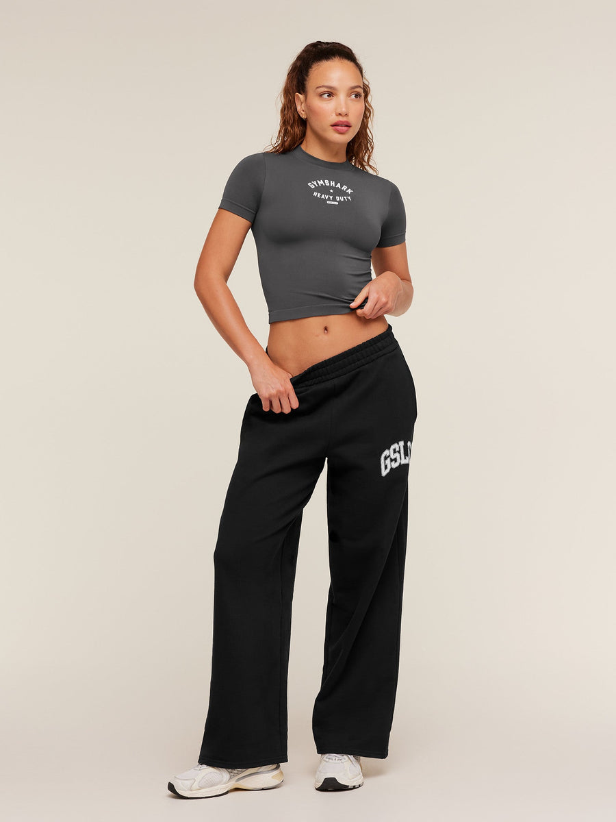 Gymshark Heavy Duty Seamless T-Shirt — Onyx Grey — 5