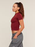 Gymshark Heavy Duty Seamless T-Shirt — Sets Red — 3