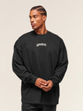 Gymshark Lion Graphic Long Sleeve T-Shirt — Black — 2