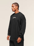 Gymshark Lion Graphic Long Sleeve T-Shirt — Black — 3