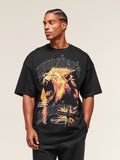 Gymshark Lion Graphic T-Shirt — Black — 1