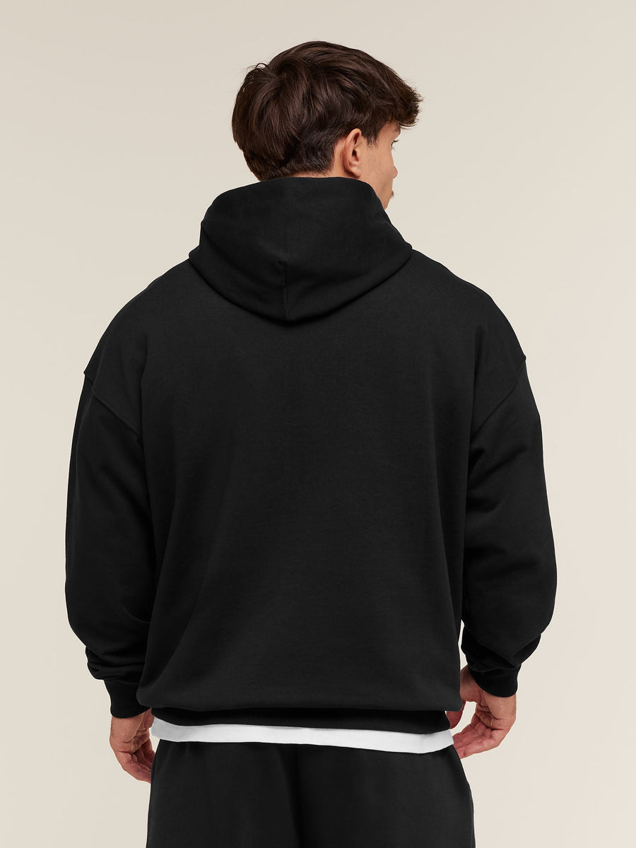 Gymshark Panther Graphic Hoodie — Black — 2