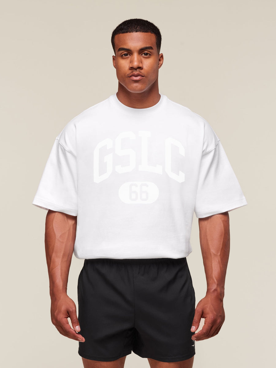 Gymshark GSLC T-Shirt — White — 1