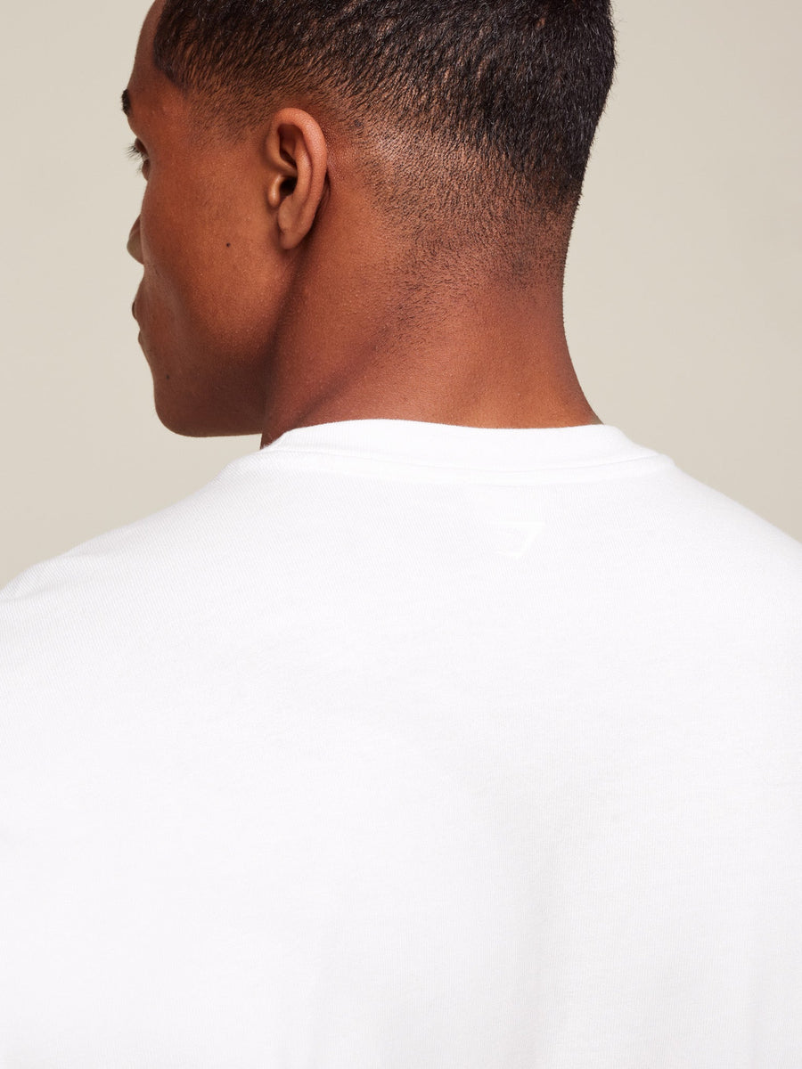 Gymshark GSLC T-Shirt — White — 6