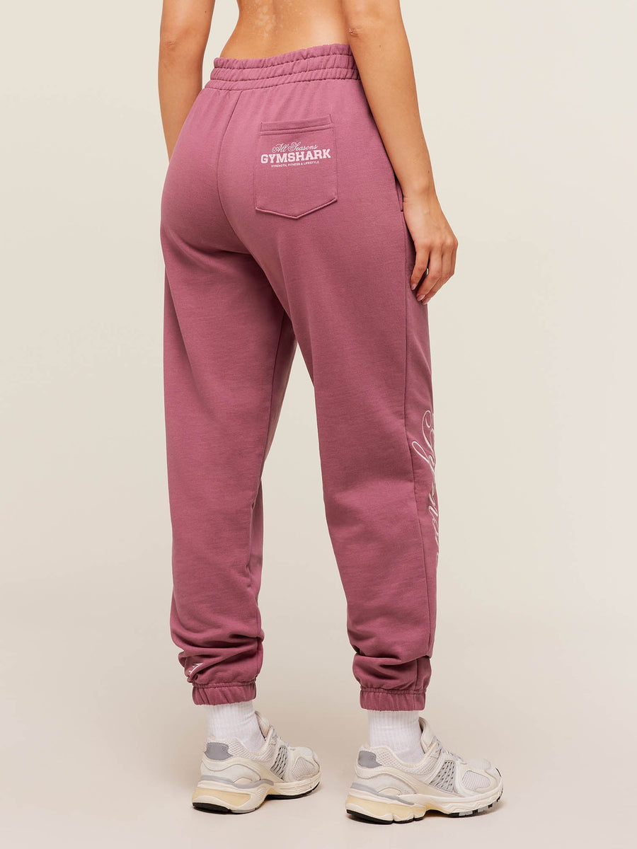 Gymshark All Seasons Graphic Joggers — Reset Pink — 2