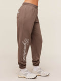 Gymshark All Seasons Graphic Joggers — Soft Brown — 3
