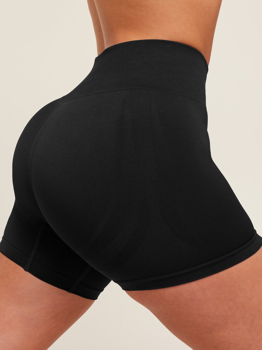 Gymshark Light Hold Shorts — Black — 4