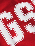 Gymshark Collegiate Ringer Stringer — Conditioning Red — 8