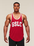 Gymshark Collegiate Ringer Stringer — Conditioning Red — 1