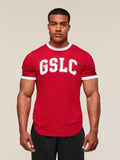 Gymshark Collegiate Ringer T-Shirt — Conditioning Red — 1