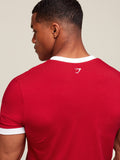 Gymshark Collegiate Ringer T-Shirt — Conditioning Red — 5