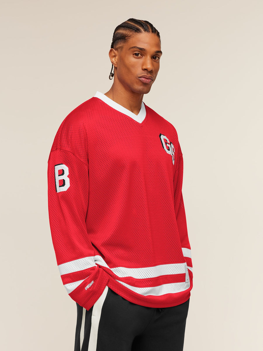 Gymshark x CBUM Hockey Jersey — Crimson Red — 5
