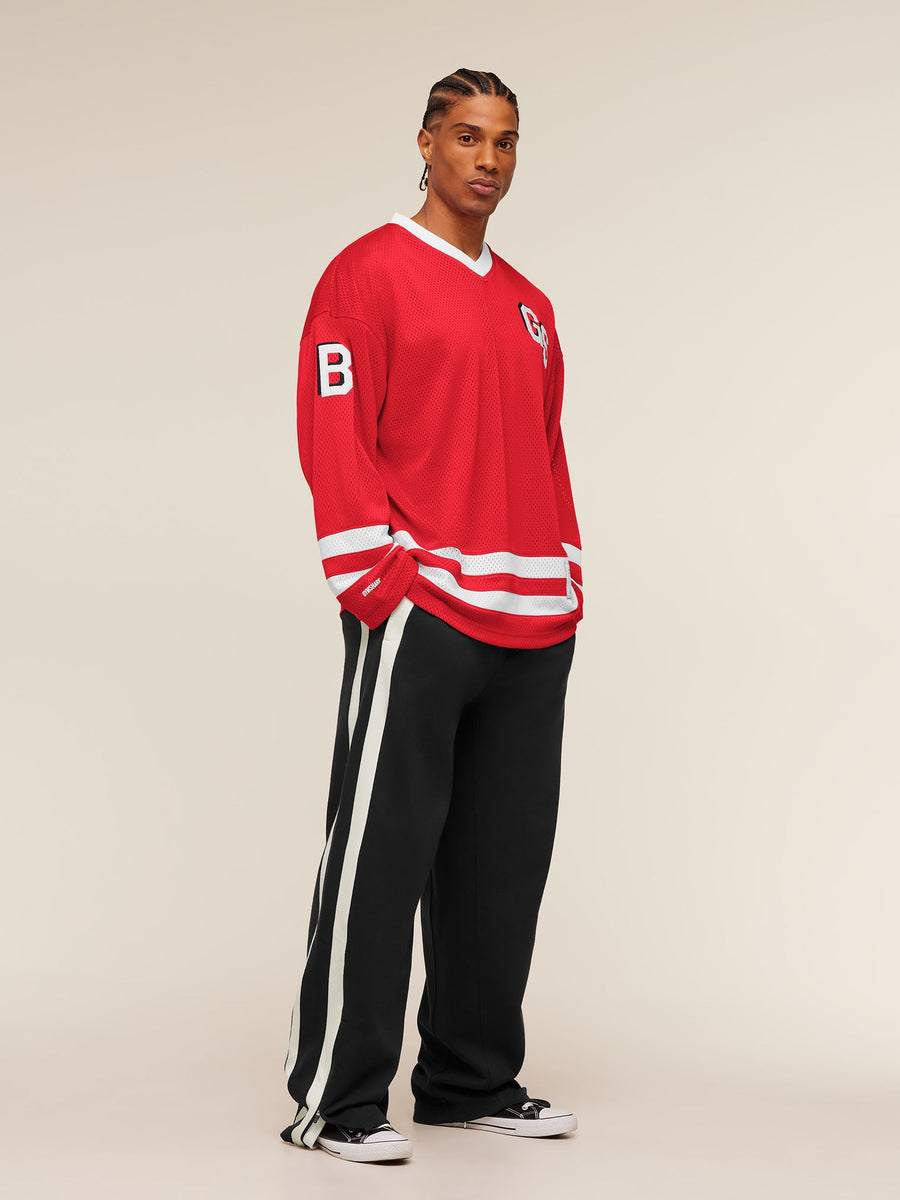 Gymshark x CBUM Hockey Jersey — Crimson Red — 6