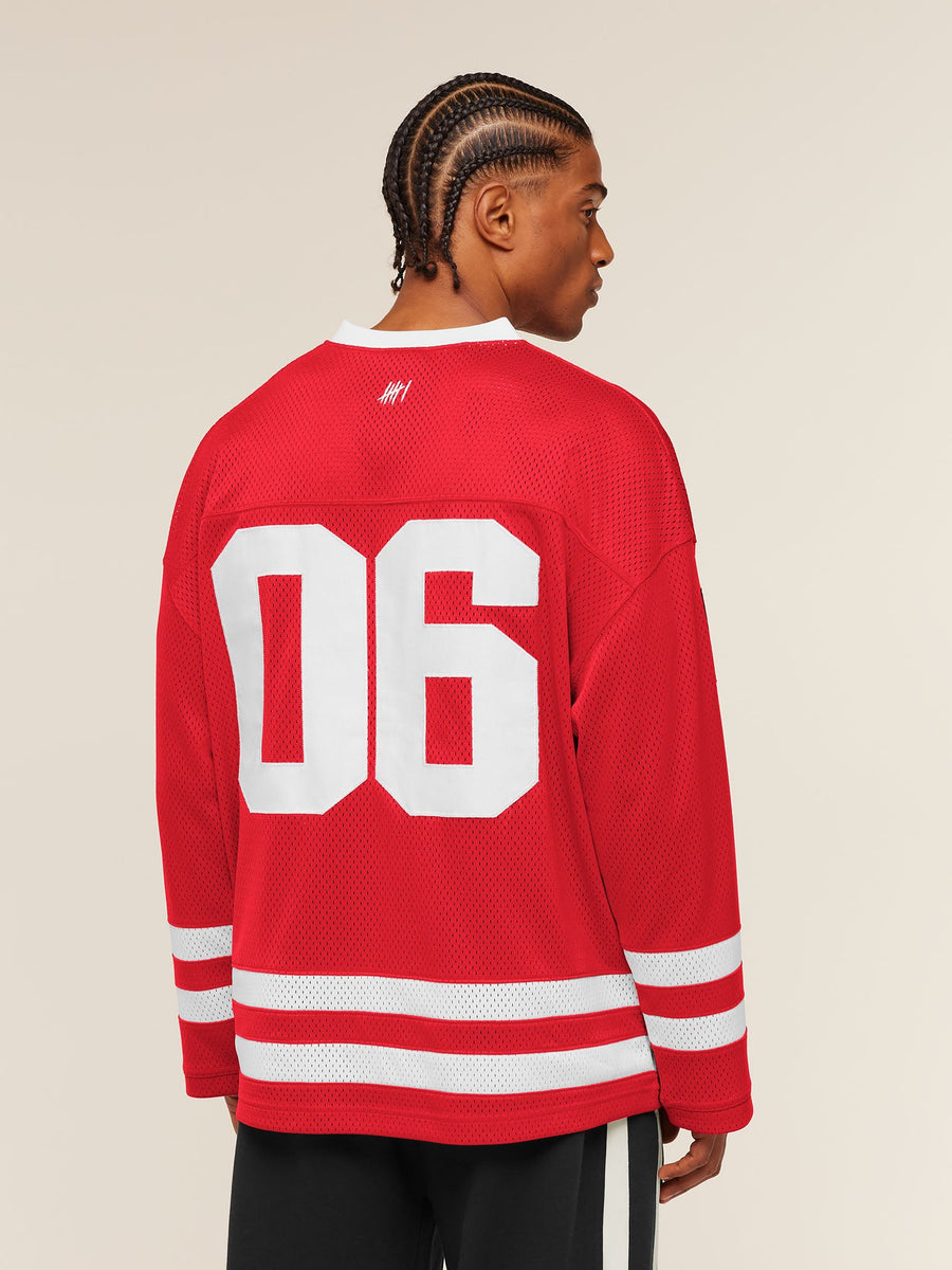 Gymshark x CBUM Hockey Jersey — Crimson Red — 4