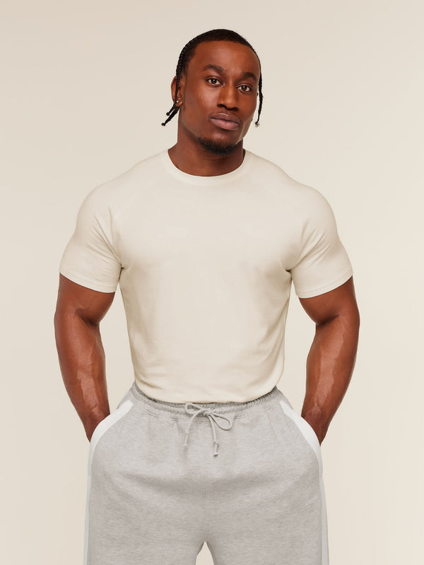 Gymshark x CBUM Essential T-Shirt — Soft White