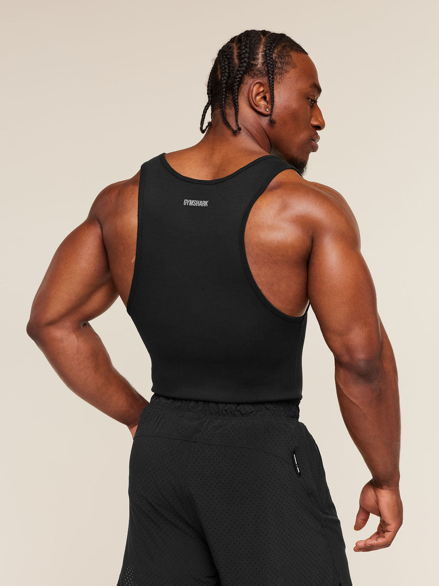Gymshark x CBUM Ribbed Tank — Black — 2