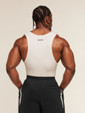 Gymshark x CBUM Ribbed Tank — Soft White — 2