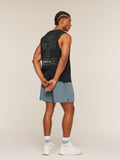 Gymshark x CBUM Washed Sleeveless T-Shirt — Black — 8
