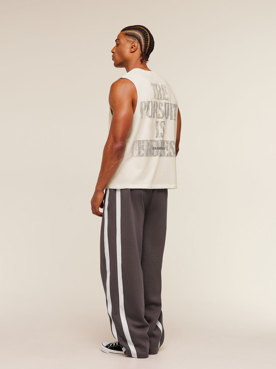 Gymshark x CBUM Washed Sleeveless T-Shirt — Soft White — 7