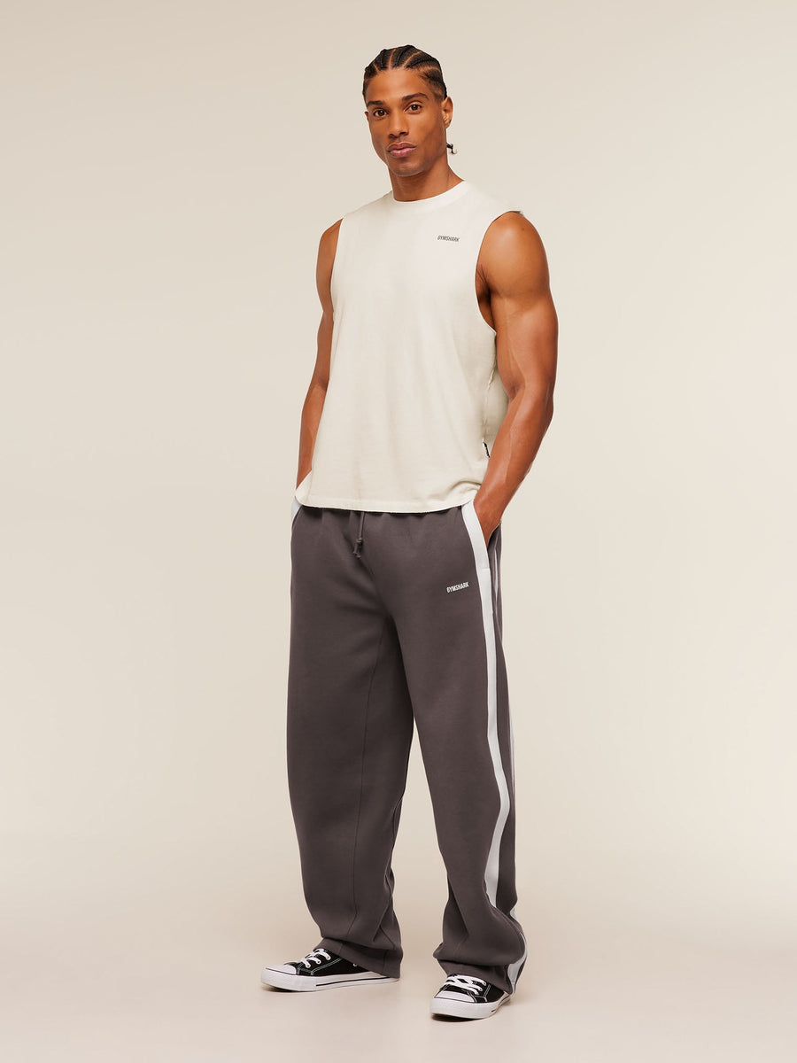 Gymshark x CBUM Washed Sleeveless T-Shirt — Soft White — 6