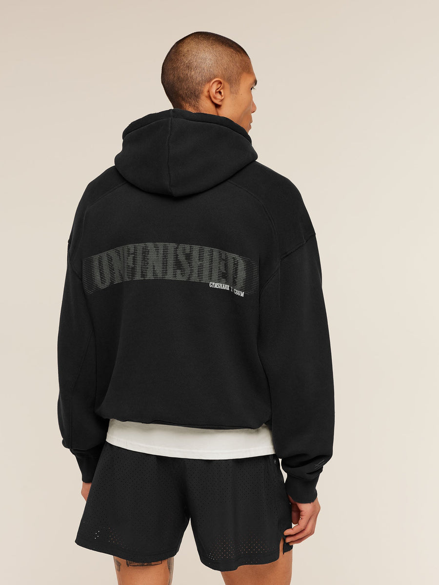 Gymshark x CBUM Washed Hoodie — Black — 1
