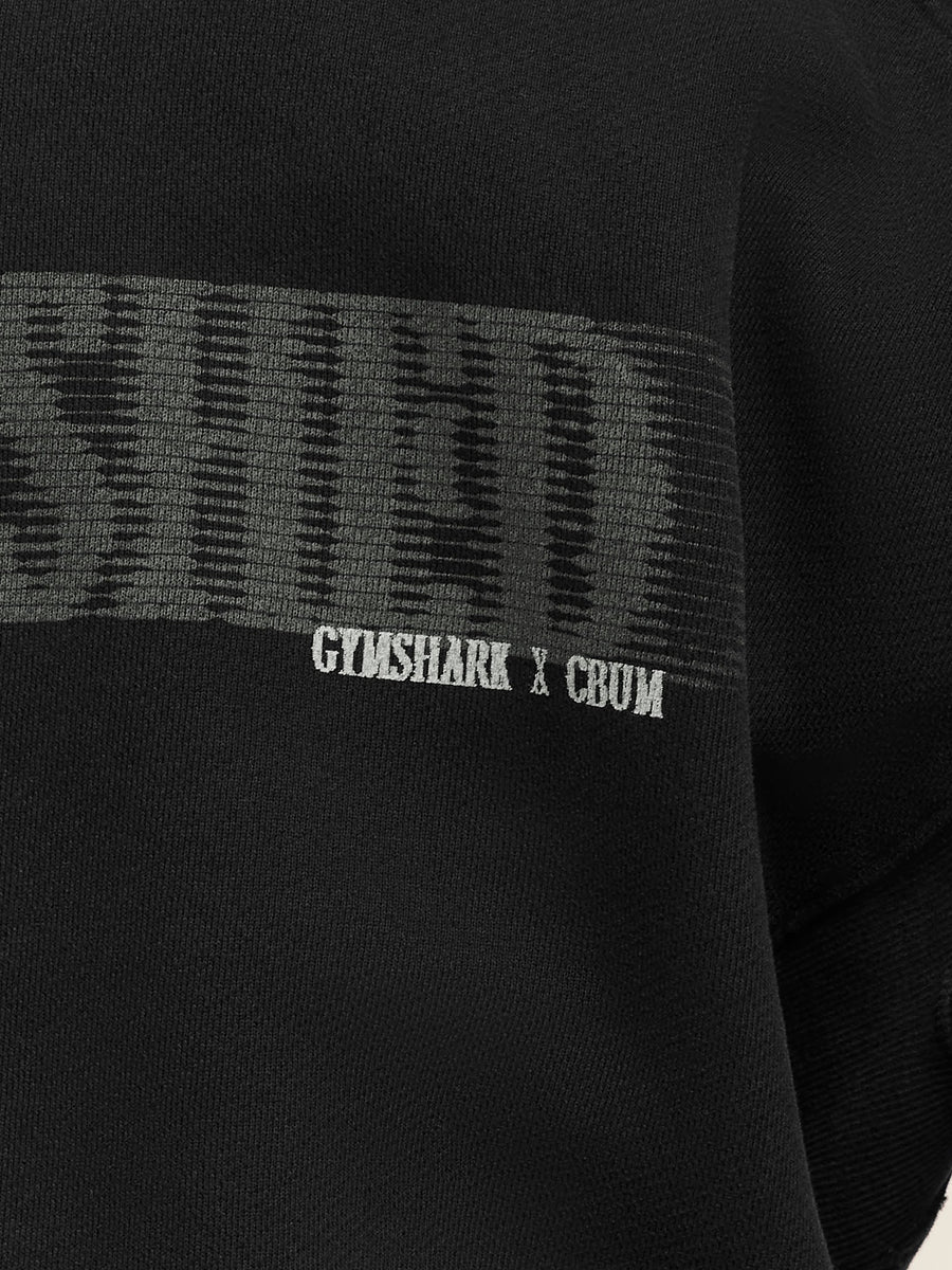 Gymshark x CBUM Washed Hoodie — Black — 8