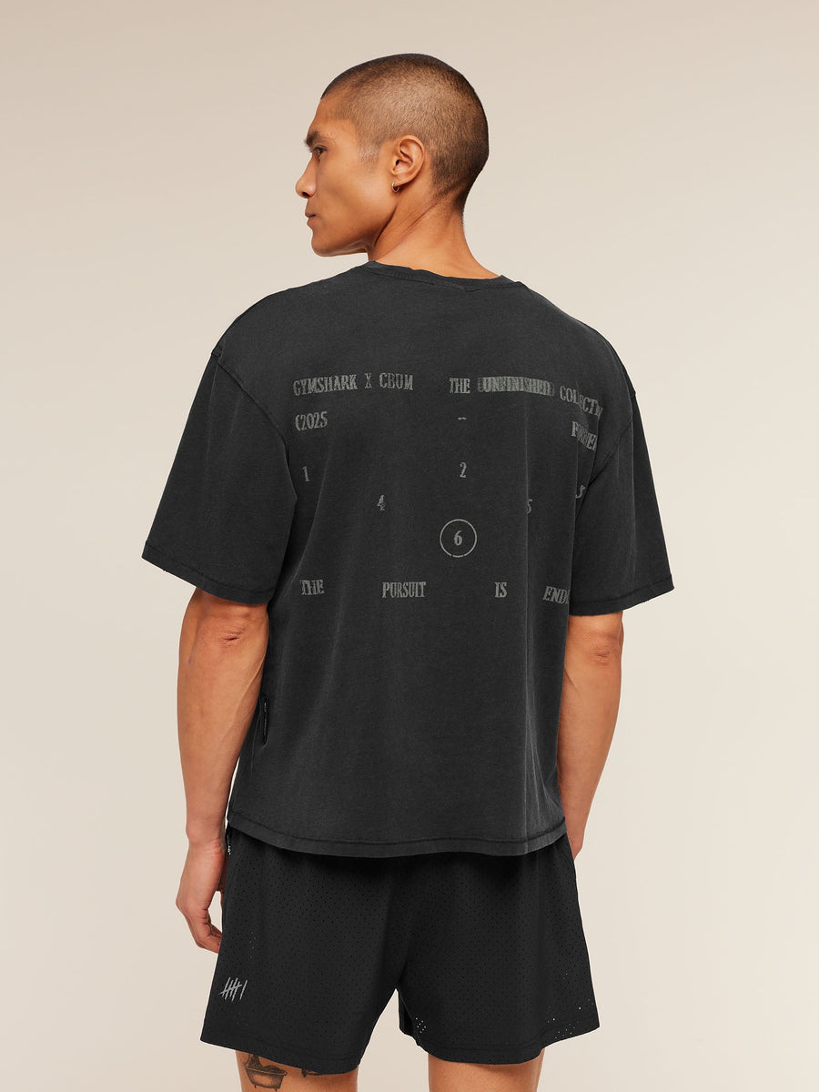 Gymshark x CBUM T-Shirt — Black — 1