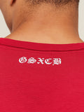 Gymshark GS x Carlos Cut off Tee — Carmine Red — 6