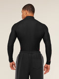 Gymshark GS x Carlos Long Sleeve Tee — Black/Carmine Red — 2