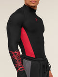 Gymshark GS x Carlos Long Sleeve Tee — Black/Carmine Red — 5
