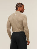 Gymshark Geo Seamless 1/4 Zip — Cement Brown/Soul Brown — 2
