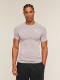 Gymshark Geo Seamless Grid T-Shirt — Dawn Purple/Dusk Purple — 1