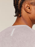 Gymshark Geo Seamless Grid T-Shirt — Dawn Purple/Dusk Purple — 7