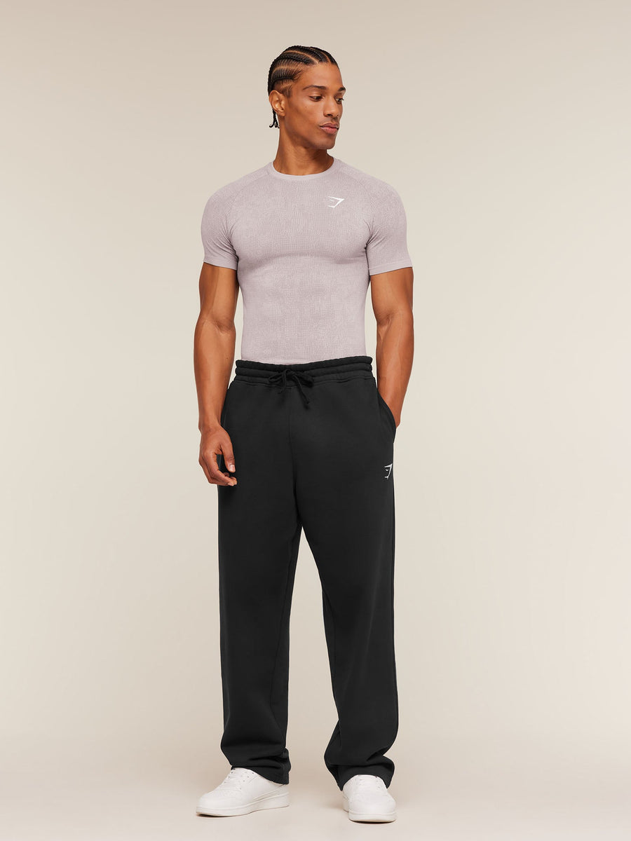 Gymshark Geo Seamless Grid T-Shirt — Dawn Purple/Dusk Purple — 5