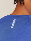 Gymshark Geo Seamless Grid T-Shirt — Force Blue/Steady Purple — 7