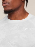 Gymshark Geo Seamless Long Sleeve T-Shirt — White/Light Grey — 5