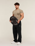 Gymshark Geo Seamless T-Shirt — Cement Brown/Soul Brown — 4