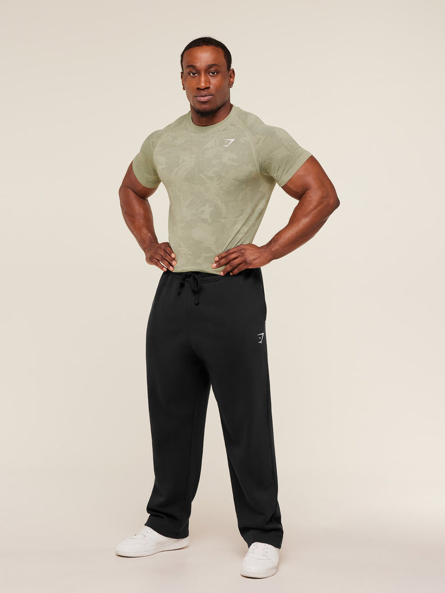 Gymshark Geo Seamless T-Shirt — Haze Green/Unit Green — 7