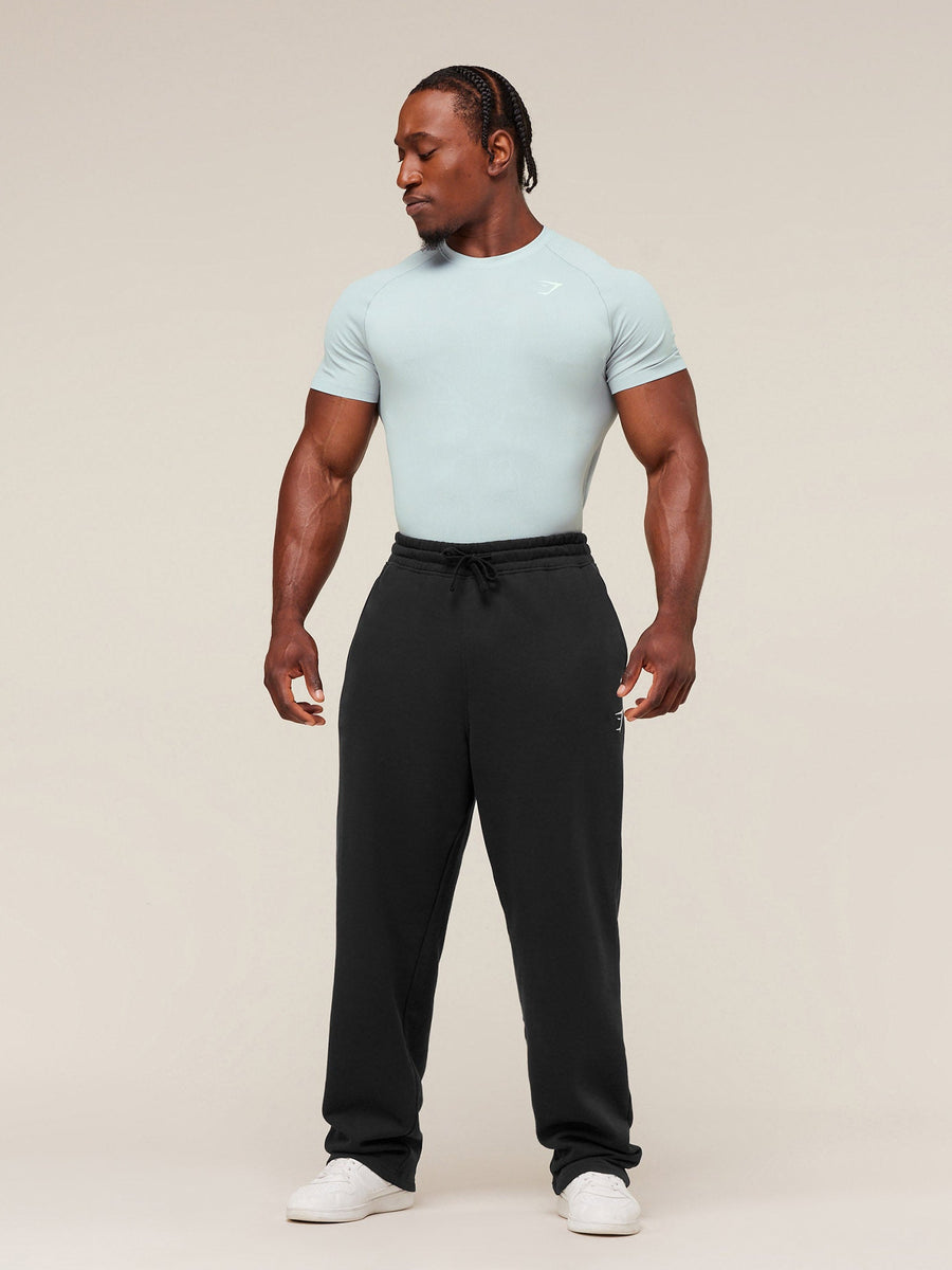 Gymshark Geo Seamless T-Shirt — Smoke Blue/Soft White — 4