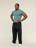 Gymshark Geo Seamless T-Shirt — Storm Blue/Stealth Blue — 4