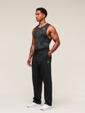 Gymshark Geo Seamless Tank — Black/Charcoal Grey — 4