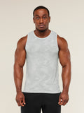 Gymshark Geo Seamless Tank — Light Grey/Smokey Grey — 4