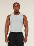 Gymshark Geo Seamless Tank — Light Grey/Smokey Grey — 1