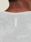 Gymshark Geo Seamless Tank — Light Grey/Smokey Grey — 5