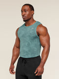 Gymshark Geo Seamless Tank — Storm Blue/Stealth Blue — 3