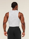 Gymshark Geo Seamless Tank — White/Light Grey — 2