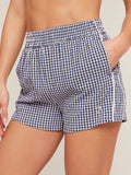 Gymshark Gingham Shorts — Indigo Purple/Soft White — 5