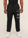 Gymshark Global Lifting Graphic Pants — Black — 1