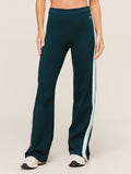 Gymshark Piping Wide Leg Pants — Deep Petrol Blue/Smoke Blue/Soft White — 1